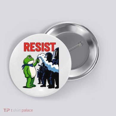 Portland Frog Trending Funny Video Protest Resist Button