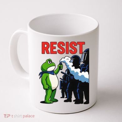 Portland Frog Trending Funny Video Protest Resist Coffee Mug