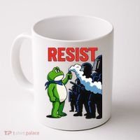 Portland Frog Trending Funny Video Protest Resist Coffee Mug thumb 0