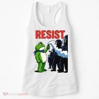 Portland Frog Trending Funny Video Protest Resist Women's Tank Top thumb 0
