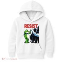 Portland Frog Trending Funny Video Protest Resist Kids Hoodie thumb 0