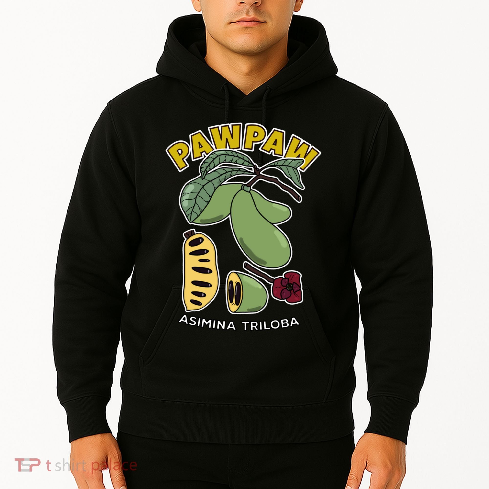 Pawpaw Fruit Tree Asimina Triloba Hoodie