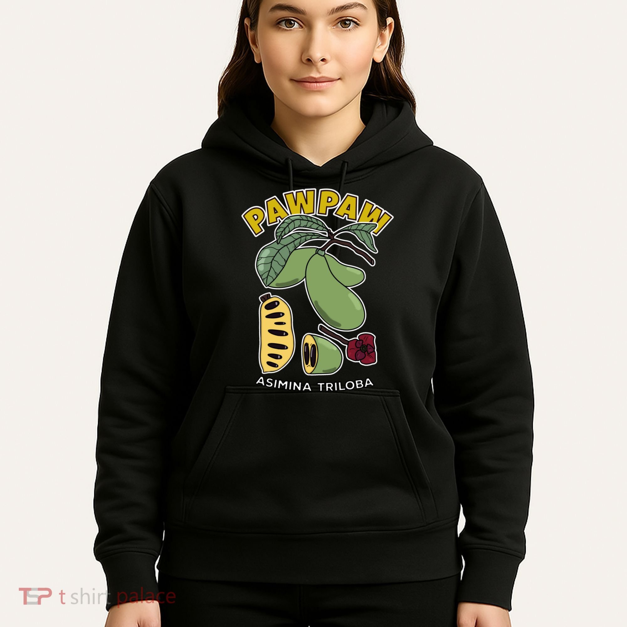 Pawpaw Fruit Tree Asimina Triloba Hoodie