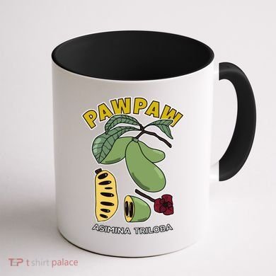 Pawpaw Fruit Tree Asimina Triloba Coffee Mug back