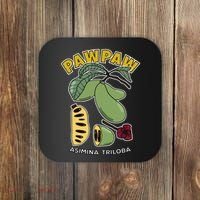 Pawpaw Fruit Tree Asimina Triloba Coaster thumb 0