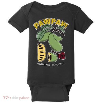 Pawpaw Fruit Tree Asimina Triloba Baby Bodysuit