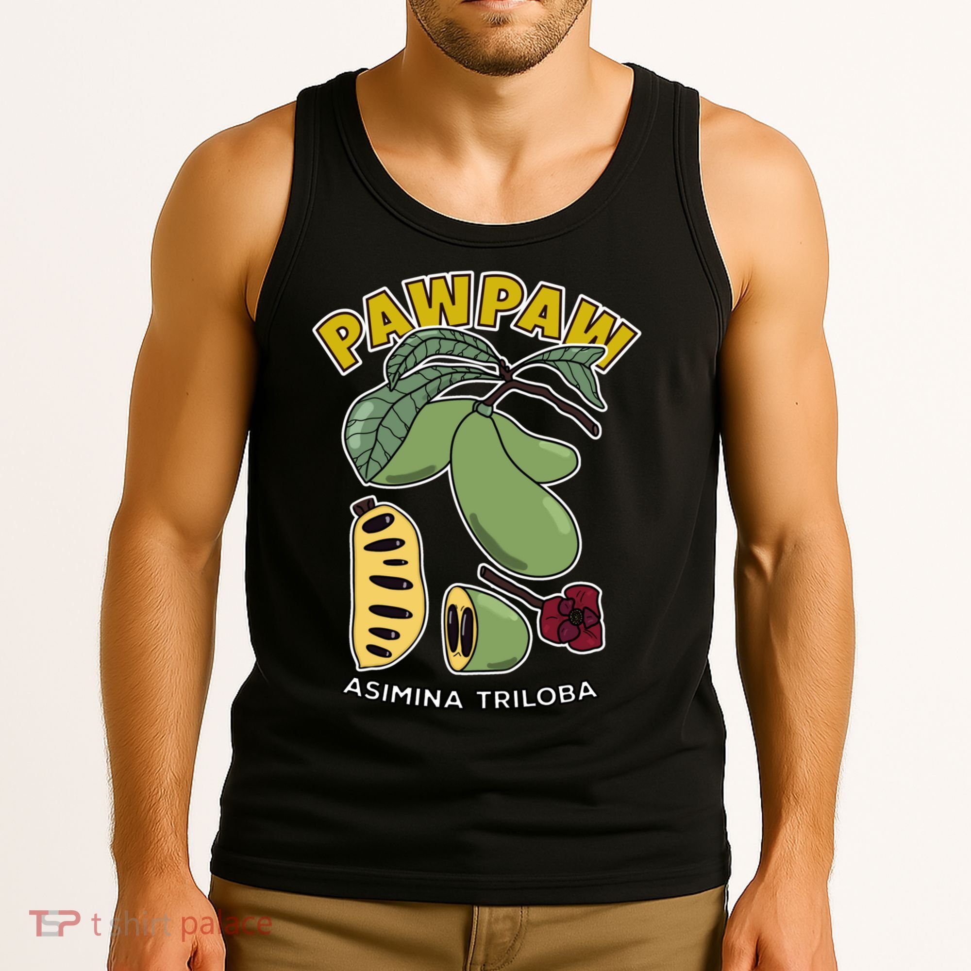 Pawpaw Fruit Tree Asimina Triloba Tank Top