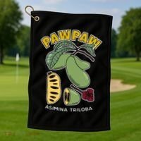 Pawpaw Fruit Tree Asimina Triloba Golf Towel thumb 1