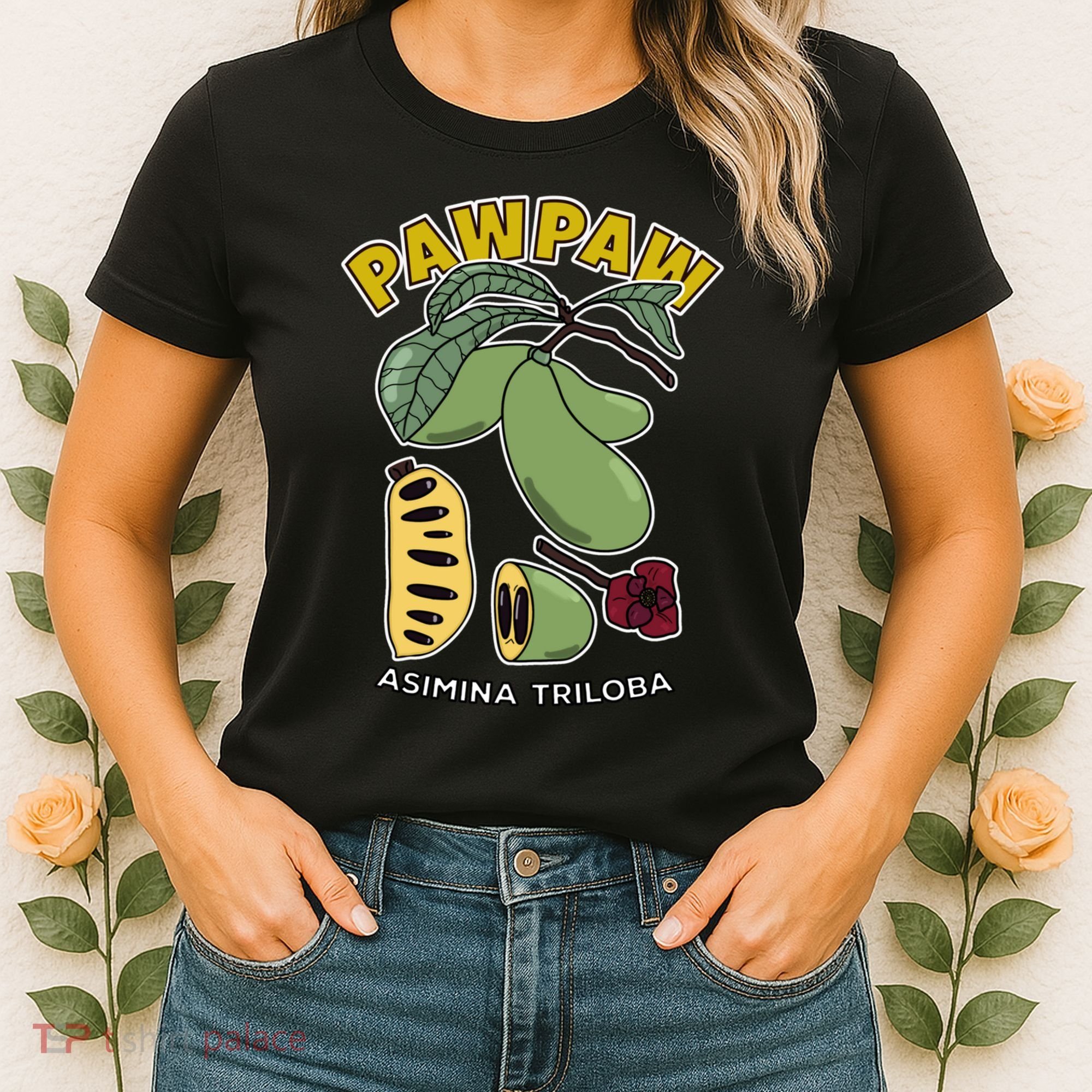 Pawpaw Fruit Tree Asimina Triloba Women's T-Shirt