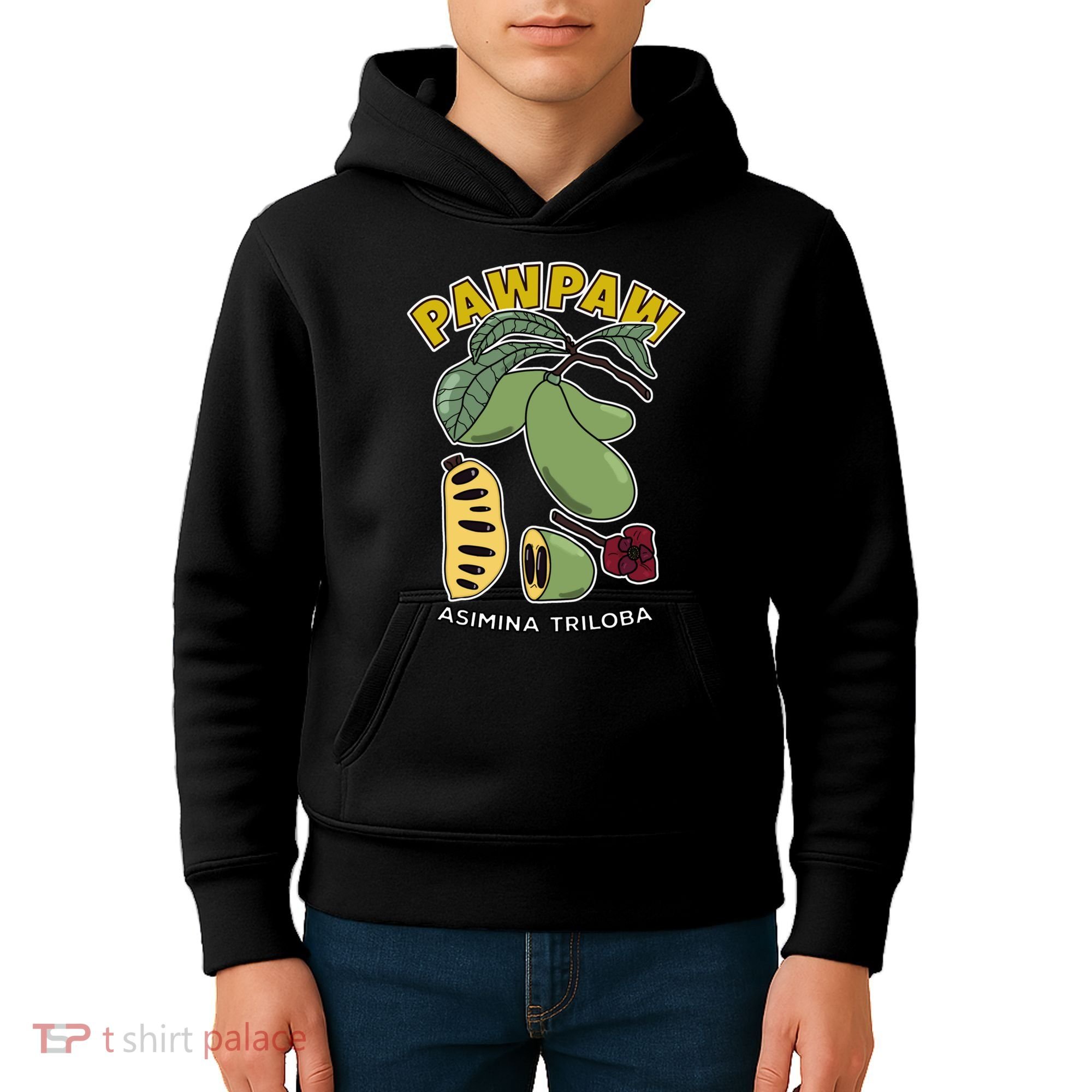 Pawpaw Fruit Tree Asimina Triloba Kids Hoodie