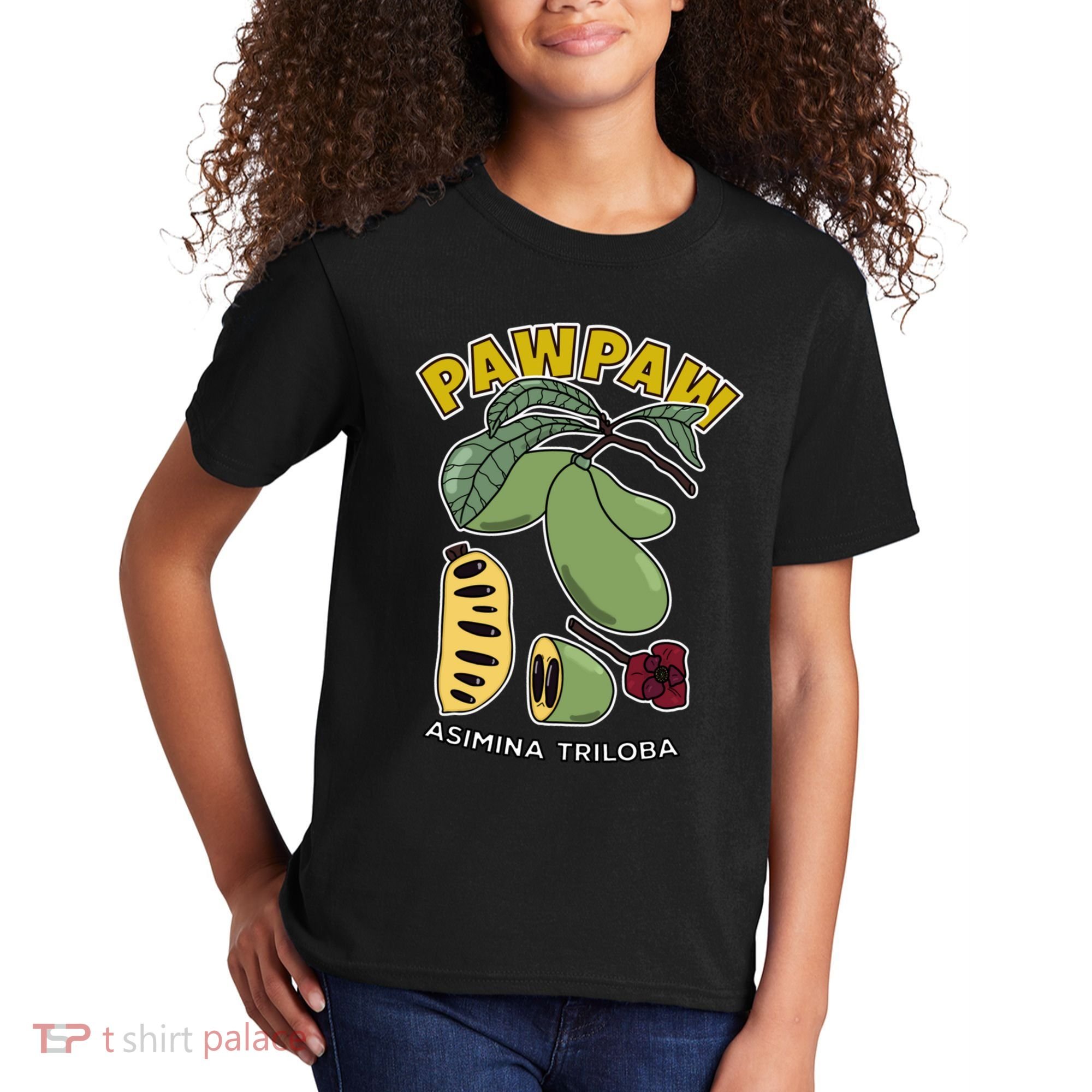 Pawpaw Fruit Tree Asimina Triloba Kids T-Shirt