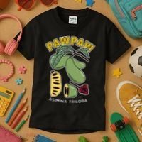 Pawpaw Fruit Tree Asimina Triloba Kids T-Shirt thumb 3