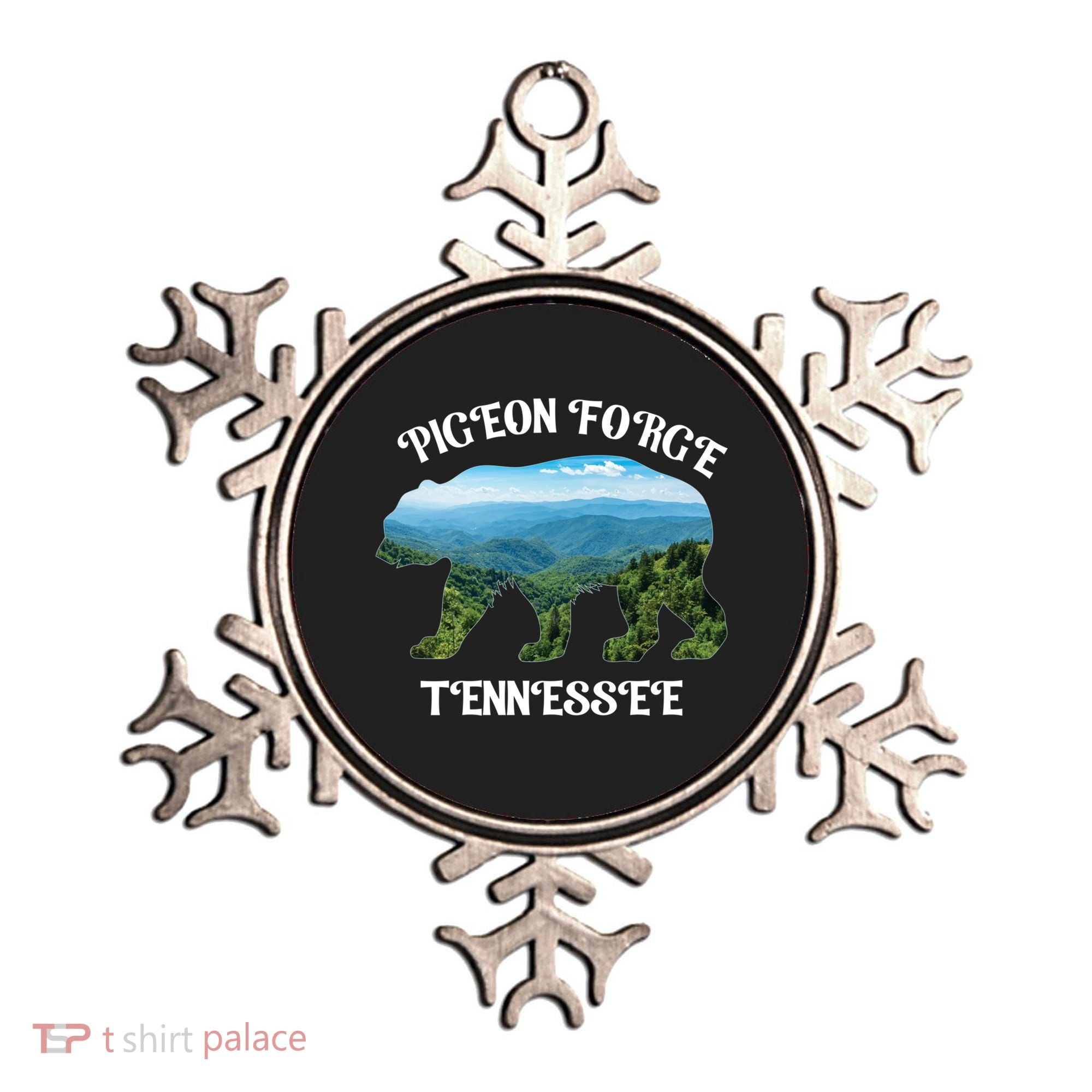 Pigeon Forge Tennessee Bear Great Smoky Mountains Souvenirs Gift Ornament