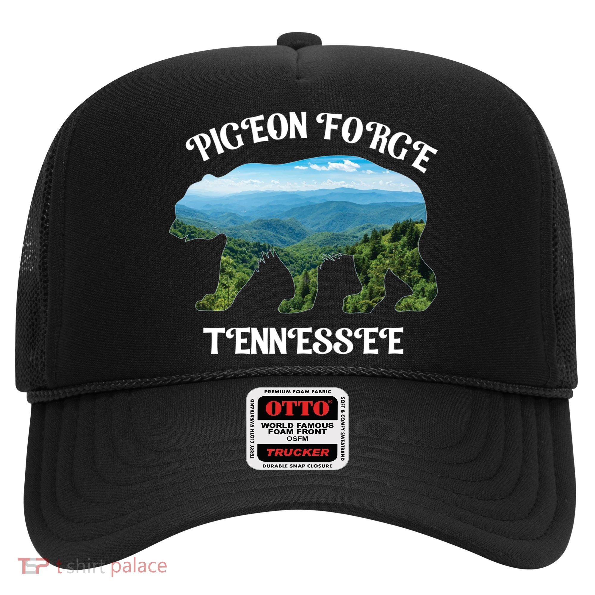 Pigeon Forge Tennessee Bear Great Smoky Mountains Souvenirs Gift Hat