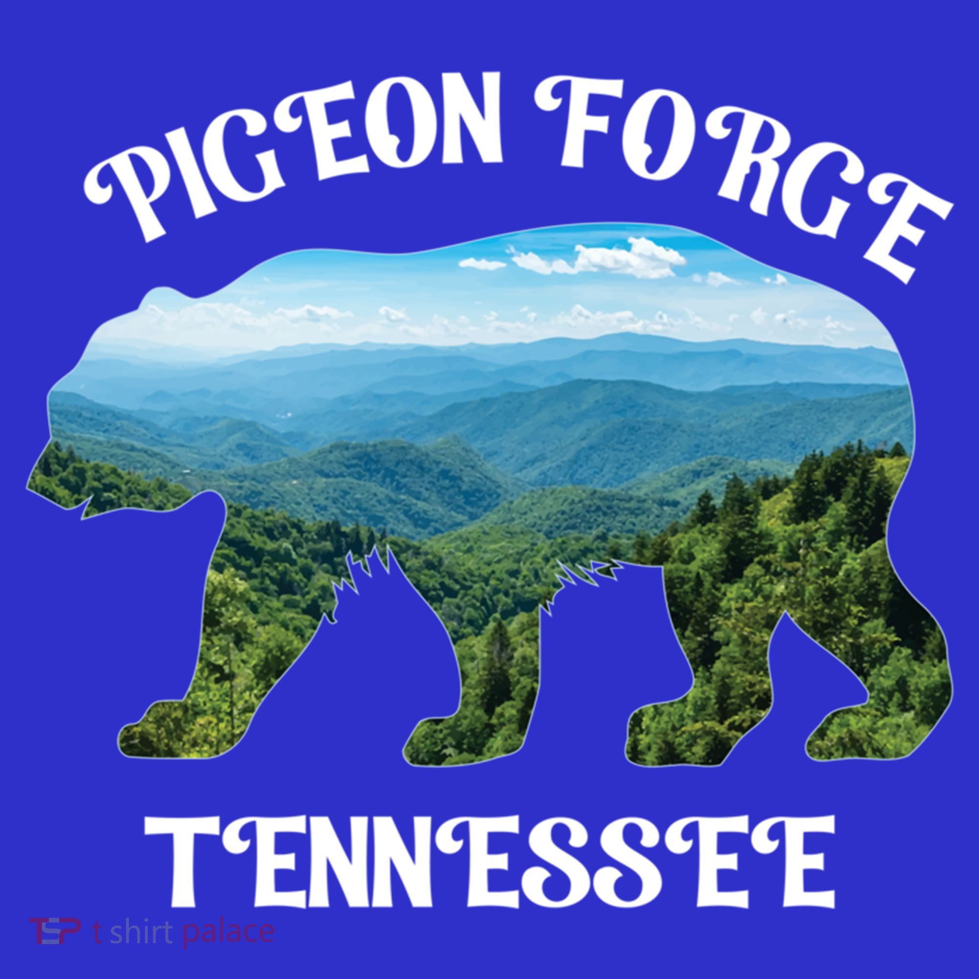 Pigeon Forge Tennessee Bear Great Smoky Mountains Souvenirs Gift Apron