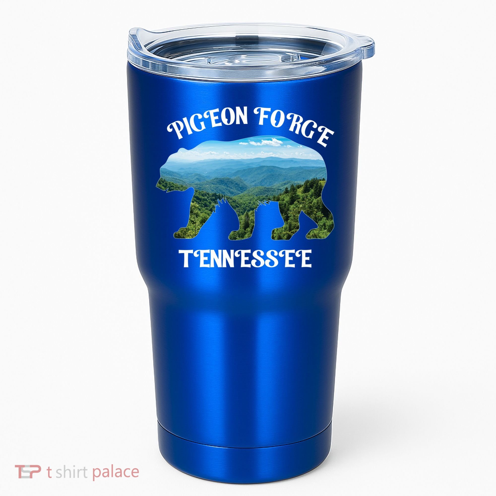 Pigeon Forge Tennessee Bear Great Smoky Mountains Souvenirs Gift Tumbler