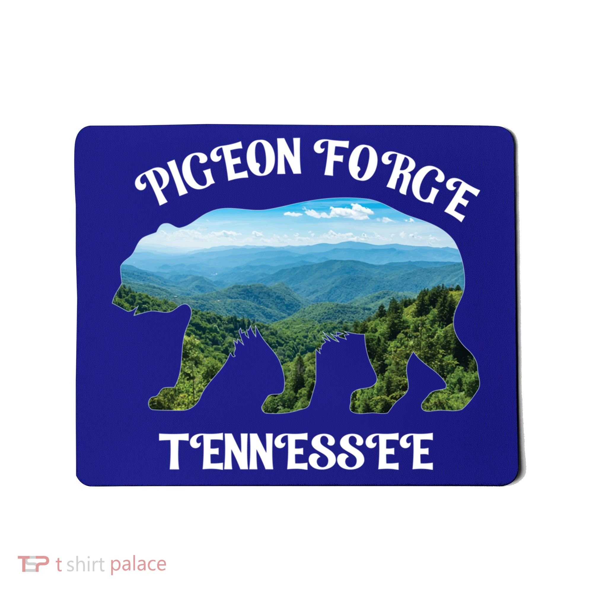 Pigeon Forge Tennessee Bear Great Smoky Mountains Souvenirs Gift Mousepad