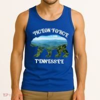 Pigeon Forge Tennessee Bear Great Smoky Mountains Souvenirs Gift Tank Top thumb 3