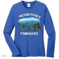 Pigeon Forge Tennessee Bear Great Smoky Mountains Souvenirs Gift Women's Long Sleeve Shirt thumb 0