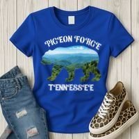 Pigeon Forge Tennessee Bear Great Smoky Mountains Souvenirs Gift Women's T-Shirt thumb 3