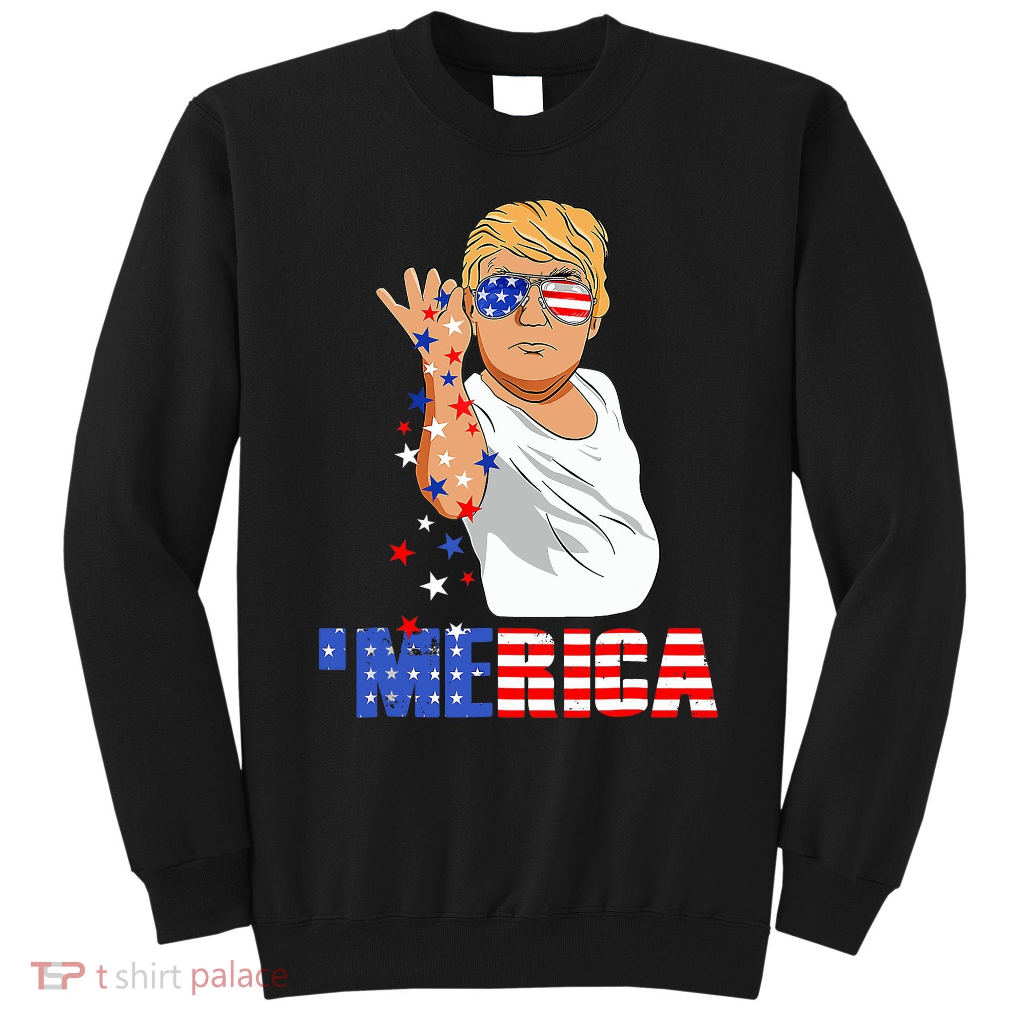 Patriotic Funny Trump Salt Merica Freedom 4th of July Sweatshirt