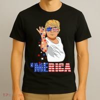 Patriotic Funny Trump Salt Merica Freedom 4th of July T-Shirt thumb 3