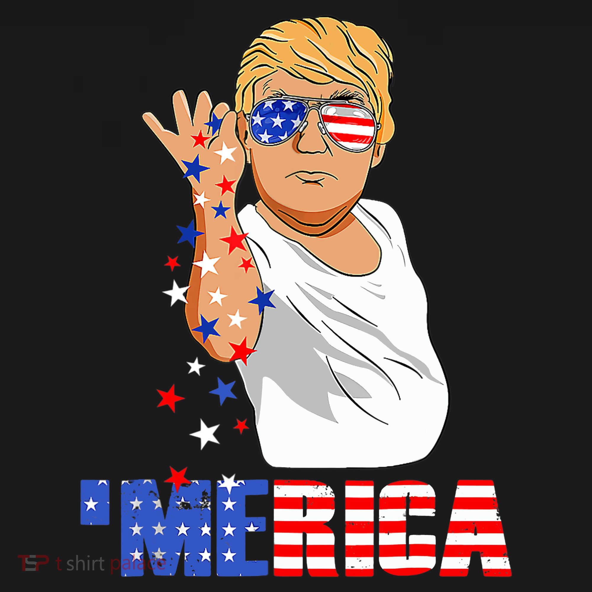Patriotic Funny Trump Salt Merica Freedom 4th of July Women's Hoodie