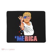 Patriotic Funny Trump Salt Merica Freedom 4th of July Mousepad thumb 0