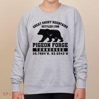 Pigeon Forge Tennessee Bear Great Smoky Mountains Women's Sweatshirt thumb 0