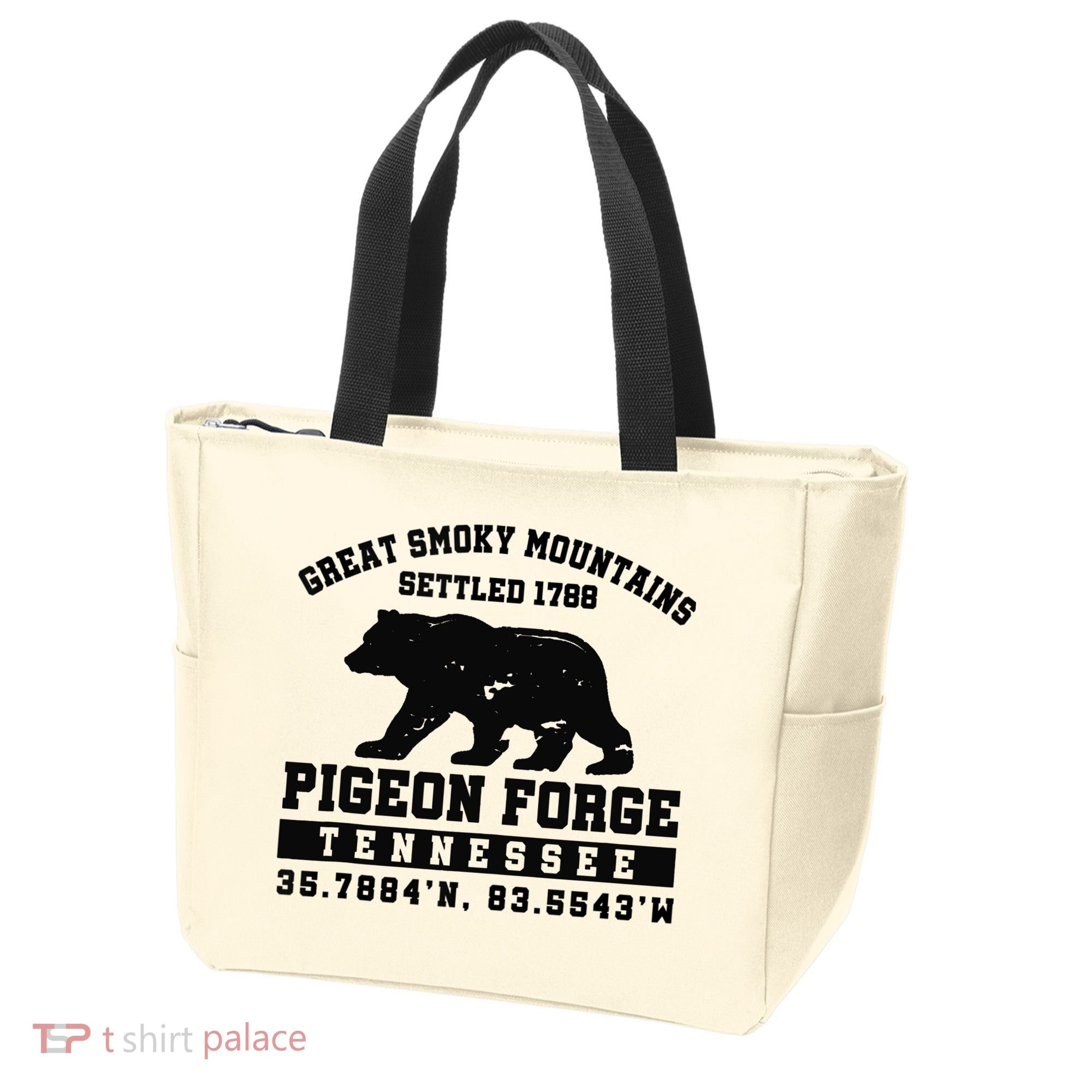 Pigeon Forge Tennessee Bear Great Smoky Mountains Tote Bag