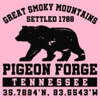 Pigeon Forge Tennessee Bear Great Smoky Mountains Coaster thumb 2