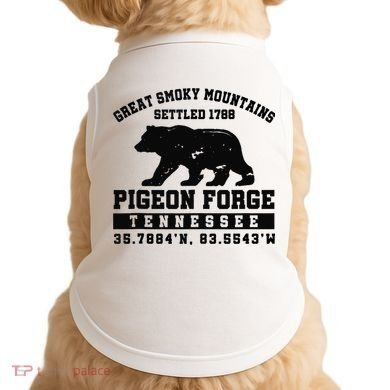 Pigeon Forge Tennessee Bear Great Smoky Mountains Doggie Tank