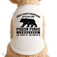 Pigeon Forge Tennessee Bear Great Smoky Mountains Doggie Tank thumb 0