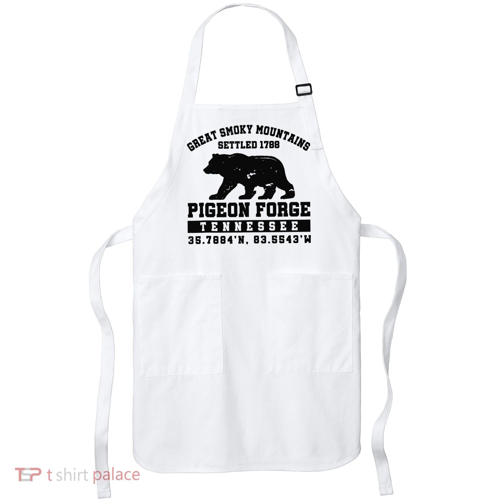 Pigeon Forge Tennessee Bear Great Smoky Mountains Apron