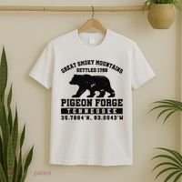 Pigeon Forge Tennessee Bear Great Smoky Mountains T-Shirt thumb 2