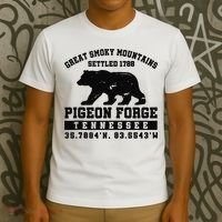 Pigeon Forge Tennessee Bear Great Smoky Mountains T-Shirt thumb 3
