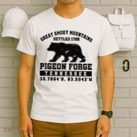 Pigeon Forge Tennessee Bear Great Smoky Mountains T-Shirt thumb 6