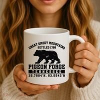 Pigeon Forge Tennessee Bear Great Smoky Mountains Coffee Mug thumb 3