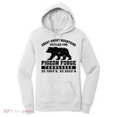Pigeon Forge Tennessee Bear Great Smoky Mountains Women's Hoodie