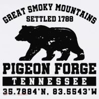 Pigeon Forge Tennessee Bear Great Smoky Mountains Women's Hoodie thumb 2