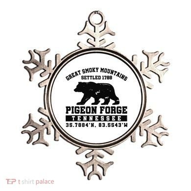 Pigeon Forge Tennessee Bear Great Smoky Mountains Ornament