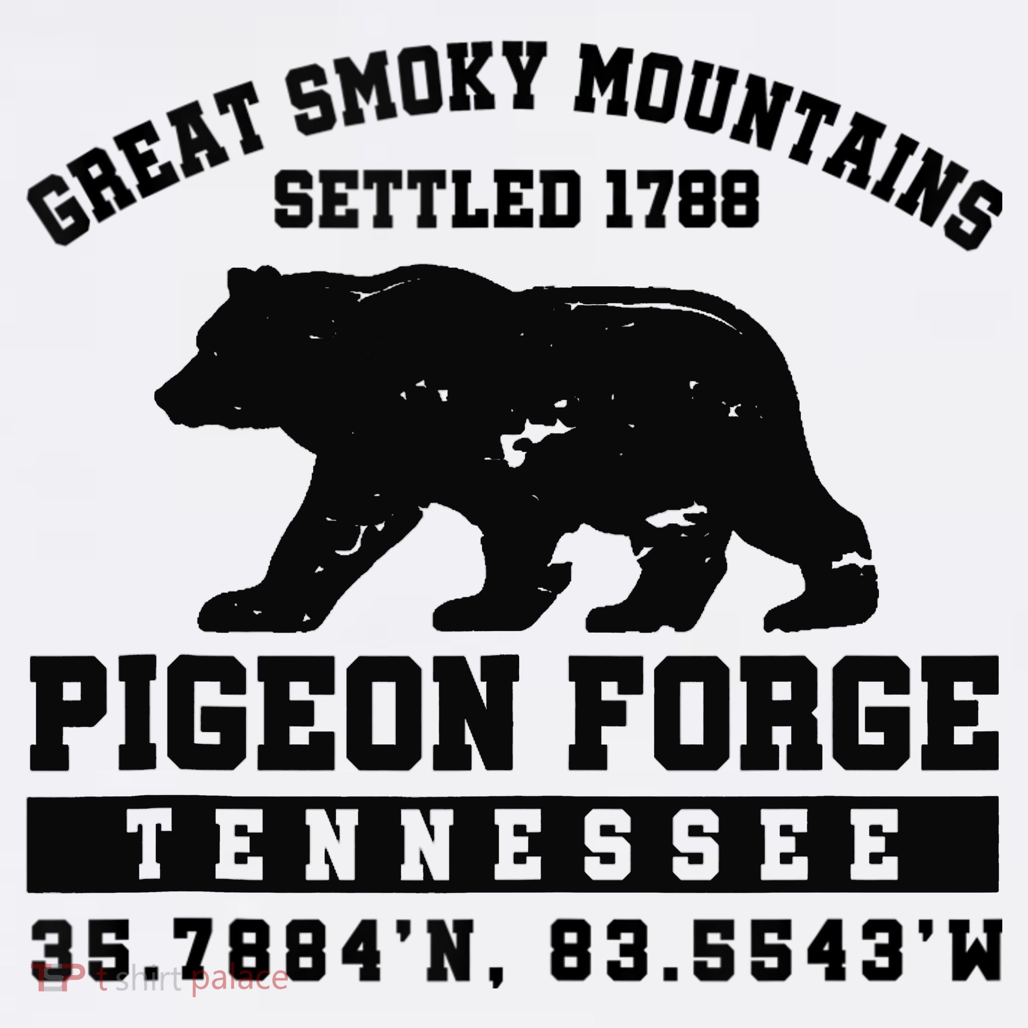Pigeon Forge Tennessee Bear Great Smoky Mountains Baby Bodysuit