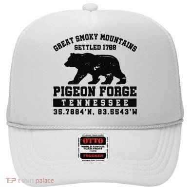 Pigeon Forge Tennessee Bear Great Smoky Mountains Hat