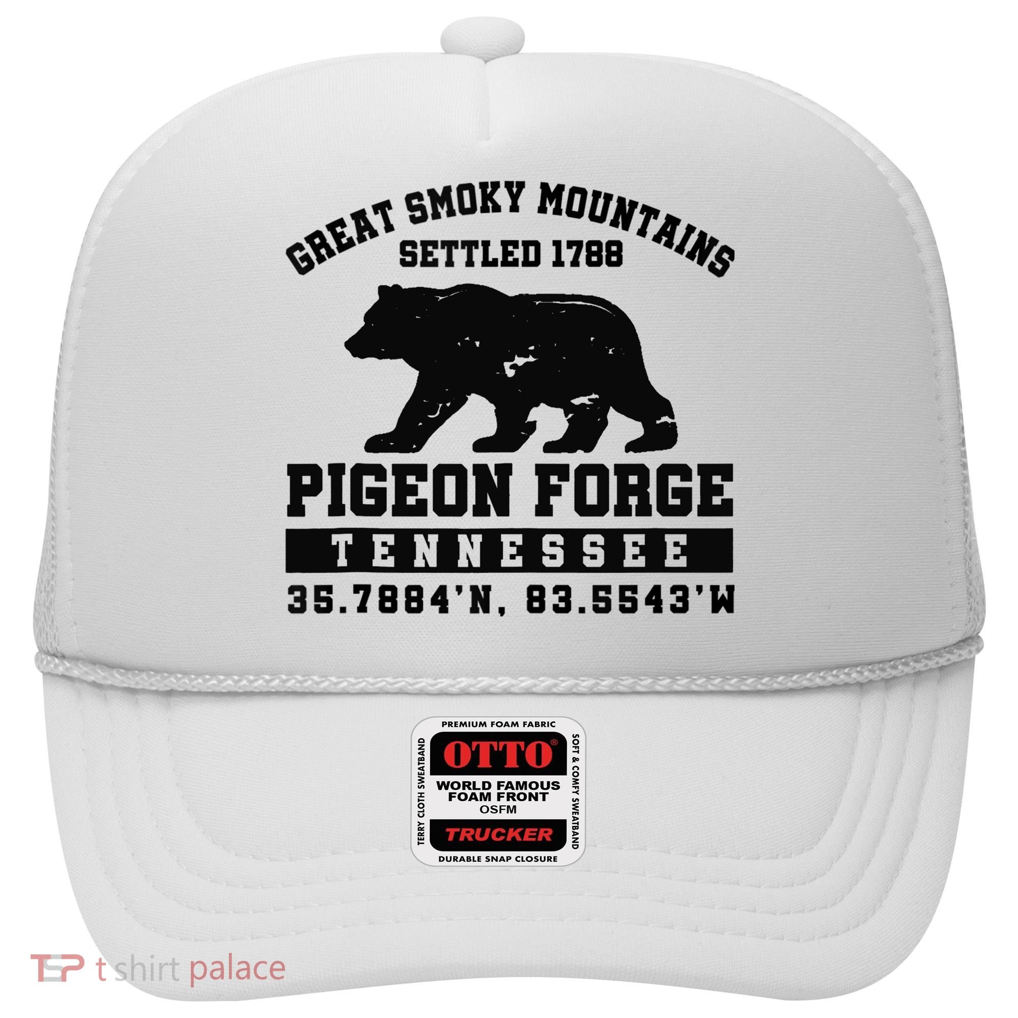 Pigeon Forge Tennessee Bear Great Smoky Mountains Hat