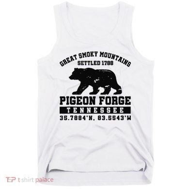 Pigeon Forge Tennessee Bear Great Smoky Mountains Tank Top