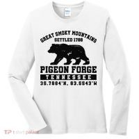 Pigeon Forge Tennessee Bear Great Smoky Mountains Women's Long Sleeve Shirt thumb 0