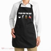 Plan For The Day Funny Golf Apron thumb 2