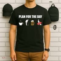 Plan For The Day Funny Golf T-Shirt thumb 6