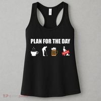 Plan For The Day Funny Golf Women's Tank Top thumb 3