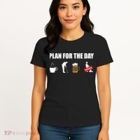 Plan For The Day Funny Golf Women's T-Shirt thumb 4